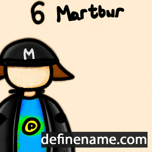 cartoon of the name Martraud