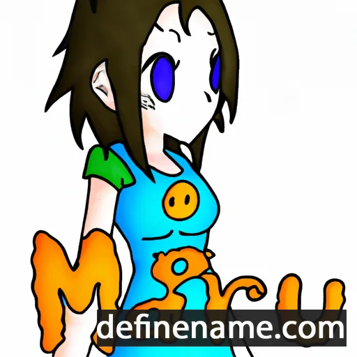 cartoon of the name Maru