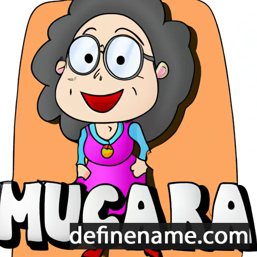 cartoon of the name Marucia