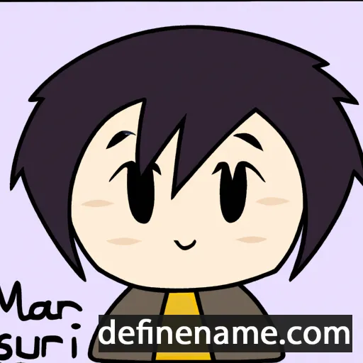 cartoon of the name Marui