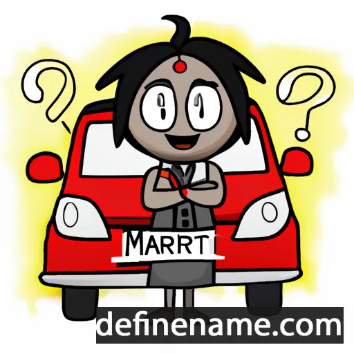 cartoon of the name Maruti