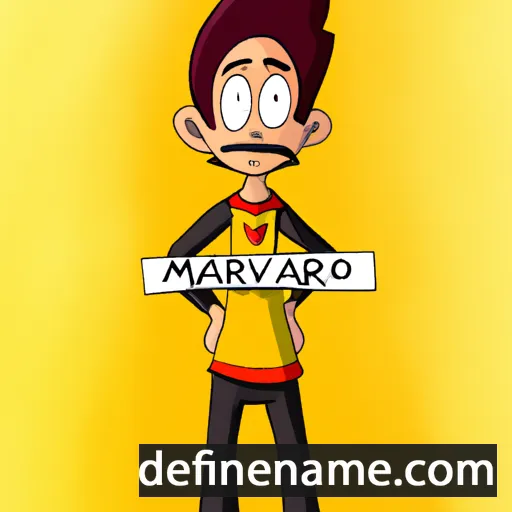 cartoon of the name Marvarid