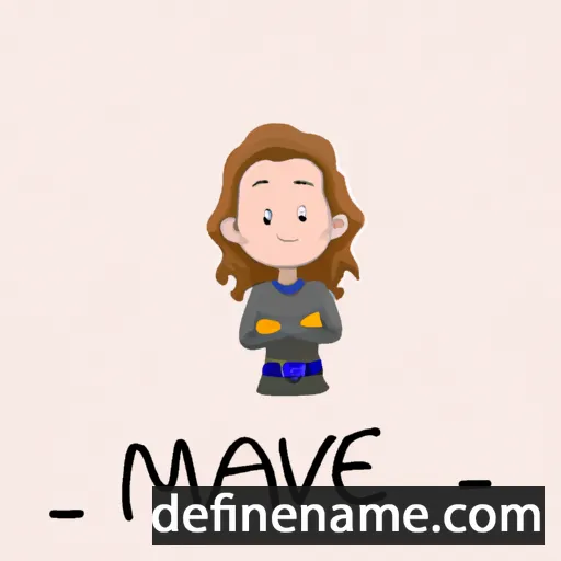 cartoon of the name Marve