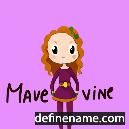 cartoon of the name Marveline