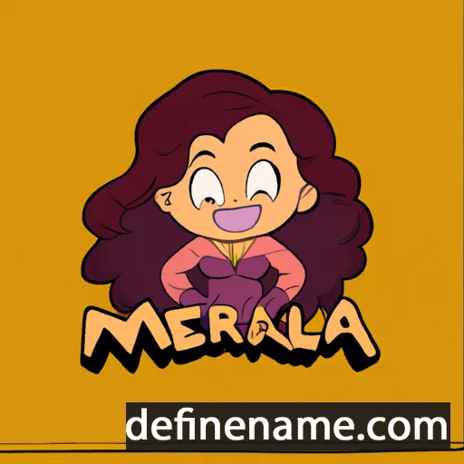 cartoon of the name Marvella