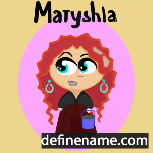 cartoon of the name Maryasha