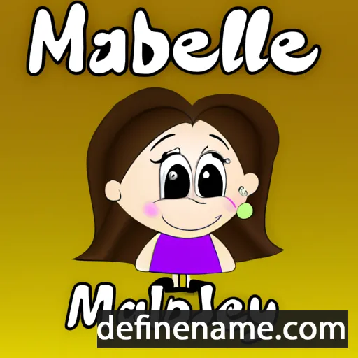 cartoon of the name Marybel