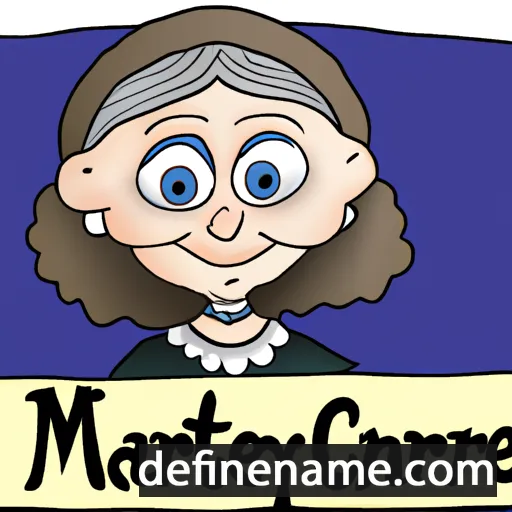 cartoon of the name Marycatherine