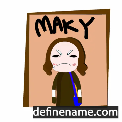 Maryken cartoon