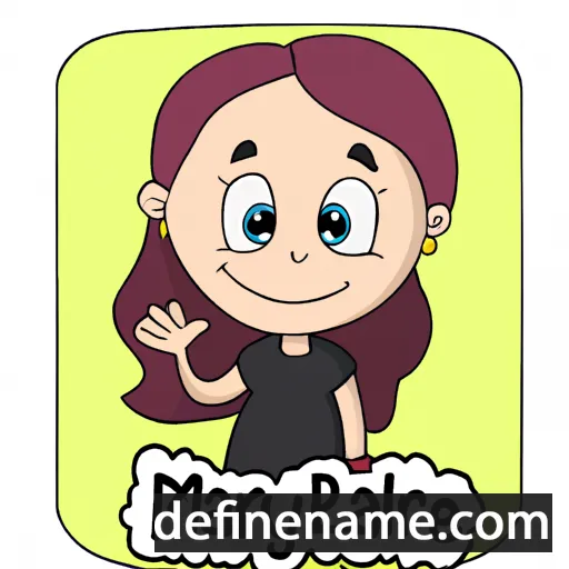 cartoon of the name Marylee