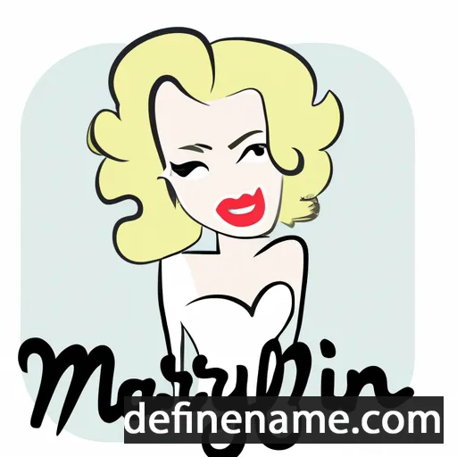 Marylin cartoon