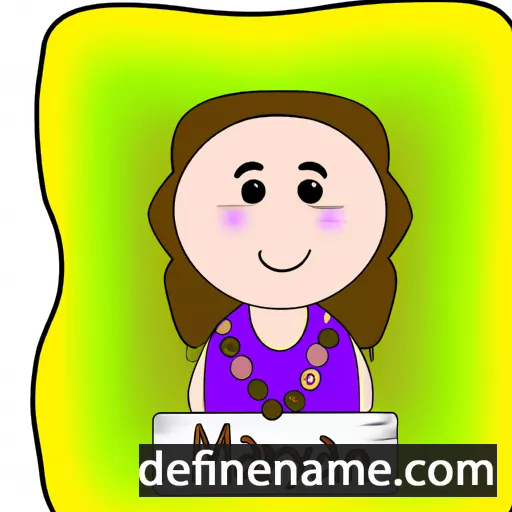 cartoon of the name Maryn