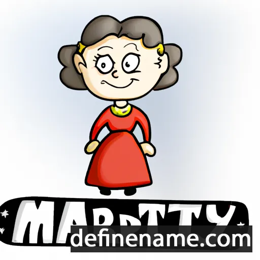 cartoon of the name Marytė