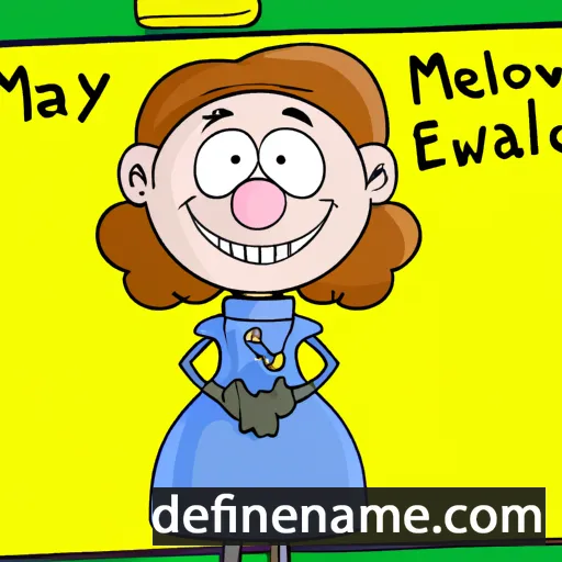 cartoon of the name Maryweld