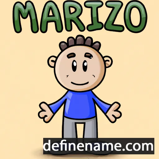 cartoon of the name Marzelino