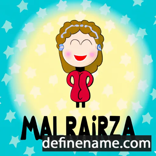 cartoon of the name Marzialina