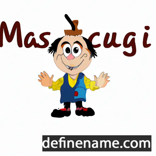 cartoon of the name Maşaq