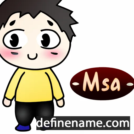 cartoon of the name Masa