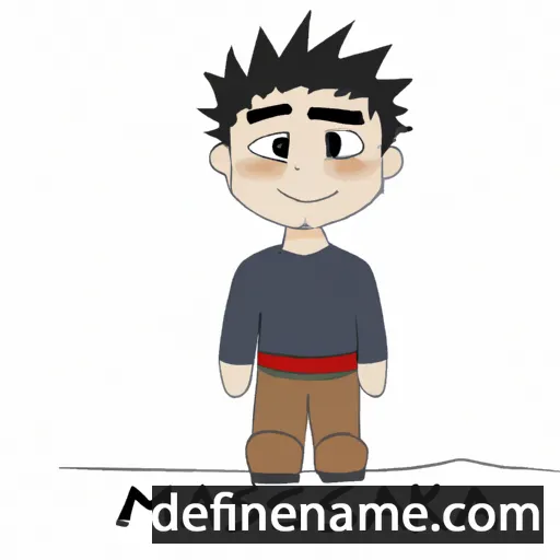 cartoon of the name Masaaki