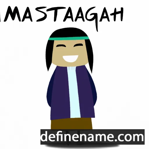 cartoon of the name Masaatsiaq