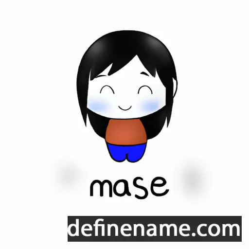 cartoon of the name Masae