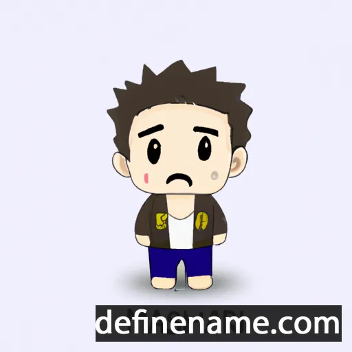 cartoon of the name Masaharu