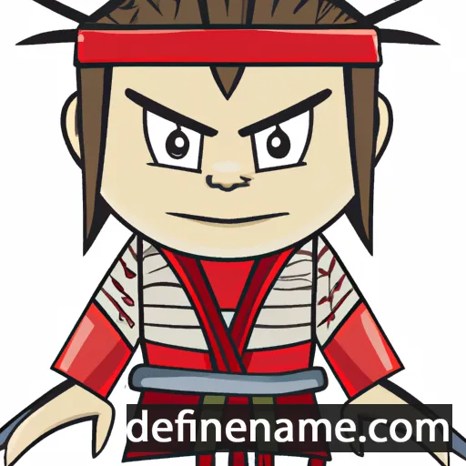 cartoon of the name Masakatsu