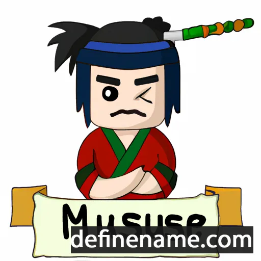 cartoon of the name Masamune