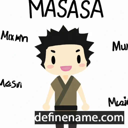 cartoon of the name Masamura