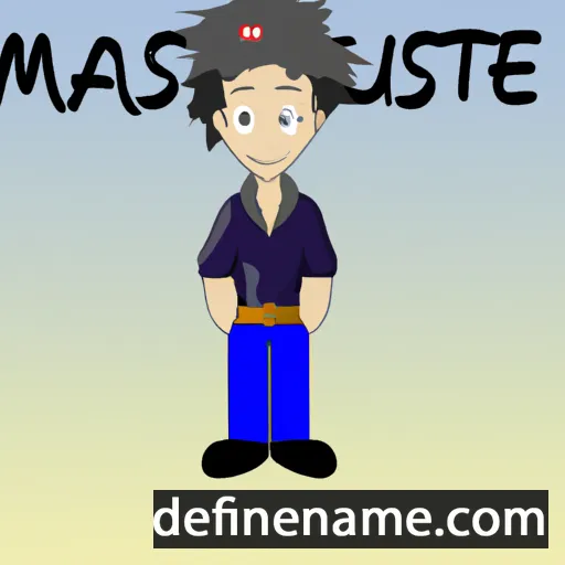 cartoon of the name Masateru