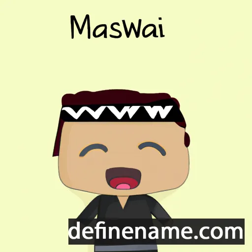 cartoon of the name Masawaih