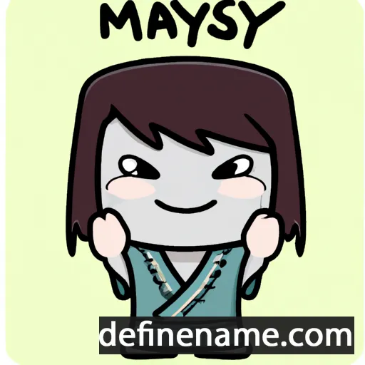 cartoon of the name Masayu