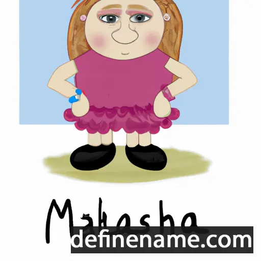 cartoon of the name Mashenka