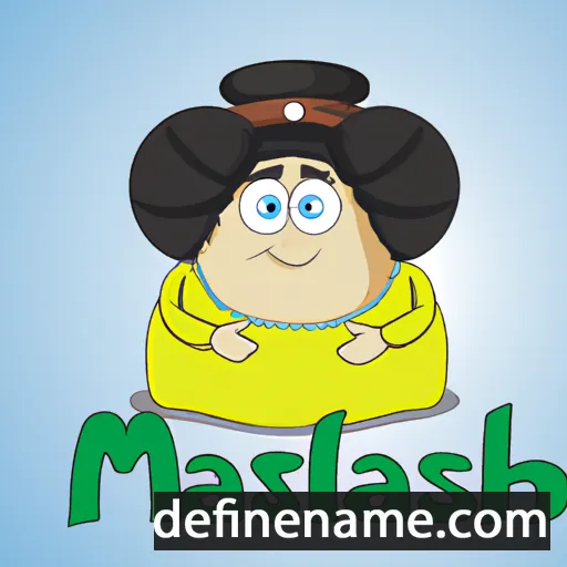 cartoon of the name Mashhadi