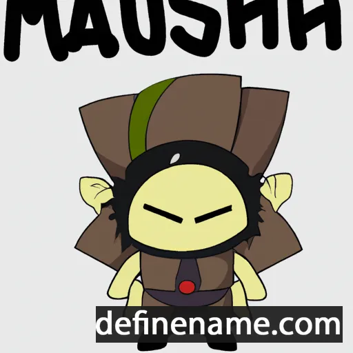 cartoon of the name Mashichu