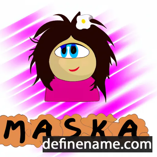 cartoon of the name Masika