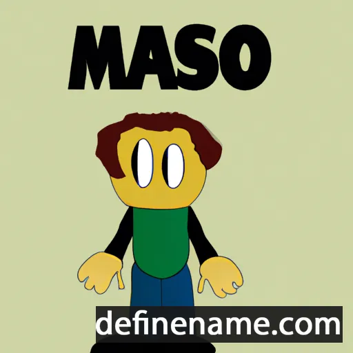 cartoon of the name Maso