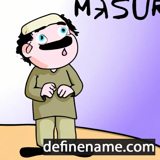 cartoon of the name Masrur