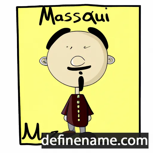 cartoon of the name Massenziu