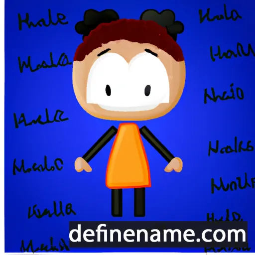 cartoon of the name Massiel