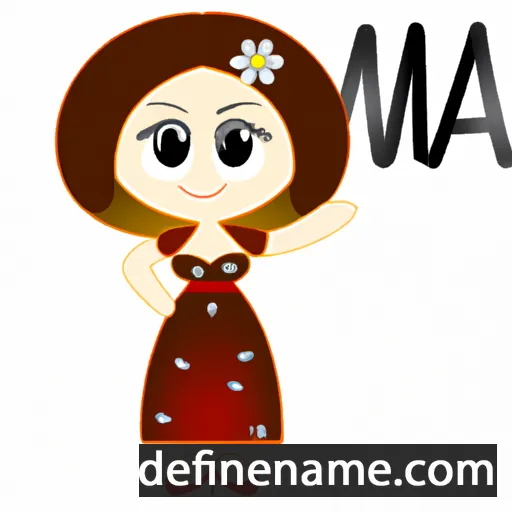 cartoon of the name Massima