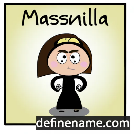 Massimiliana cartoon