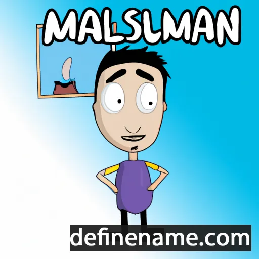 cartoon of the name Massimilianu