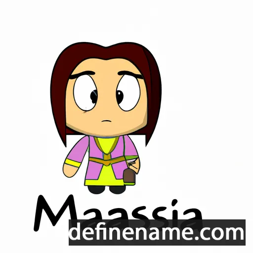 cartoon of the name Massinissa