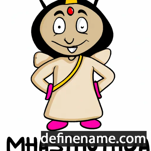 cartoon of the name Masthurah