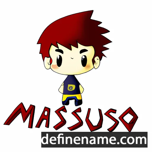 cartoon of the name Masuno