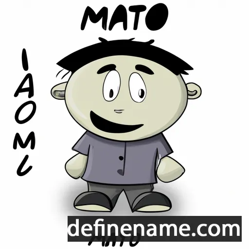 cartoon of the name Mataio