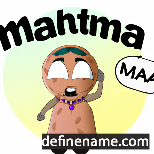 cartoon of the name Matana