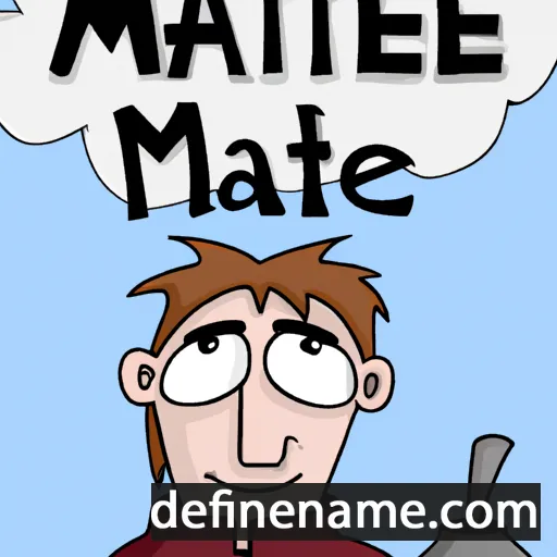 cartoon of the name Mate