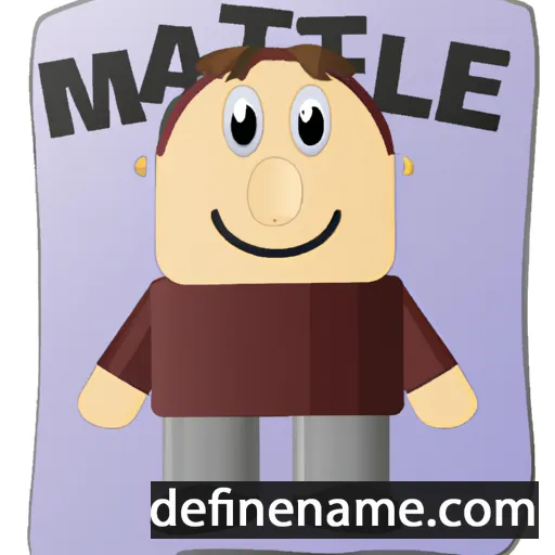 cartoon of the name Matel